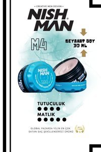 Nishman M4 Mat Krem Sert 30 ml Wax