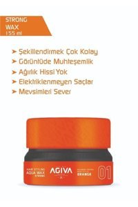 Agiva No:01 Parlak Krem Hafif Organik Vegan 155 ml Wax