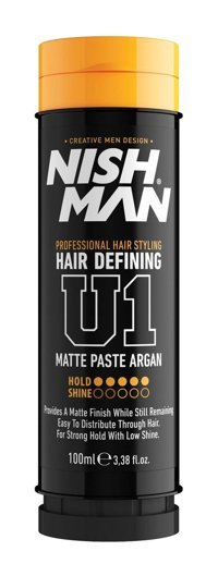Nishman U1 Mat Krem Sert Organik Argan Yağlı 100 ml Wax