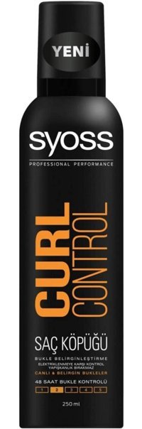 Syoss Curl Control Köpük Hafif 250 ml Wax