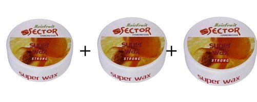 Sector Super Islak Krem Sert Organik 3x150 ml Wax