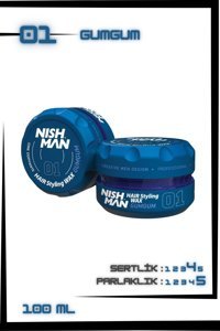 Nishman No:01 Parlak Krem Sert 100 ml Wax