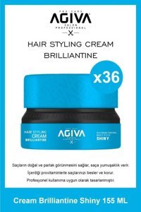 Agiva Shiny Parlak Krem Hafif Organik Vegan 36x155 ml Wax