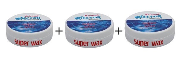 Sector Super Doğal Krem Sert Organik 3x150 ml Wax