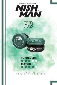 Nishman M8 Mat Krem Orta 100 ml Wax