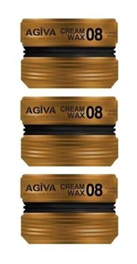 Agiva No:08 Parlak Krem Sert 3x175 ml Wax