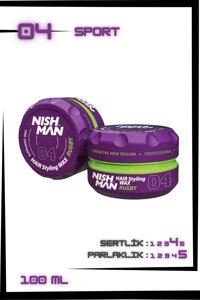 Nishman No:04 Parlak Krem Sert 100 ml Wax