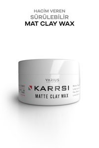 Varius Profesyonel Karrsi Doğal-Mat Krem Sert Killi Vegan 100 ml Wax