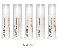 Purple Professional Matte Paste Doğal Krem Orta Vegan 5x100 ml Wax
