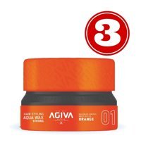 Agiva No:01 Parlak Krem Hafif Organik Vegan 3x155 ml Wax