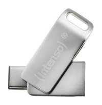 Intenso Cmobile Line Dual 3536490 USB 3.1 Type C 64 GB Flash Bellek Gri