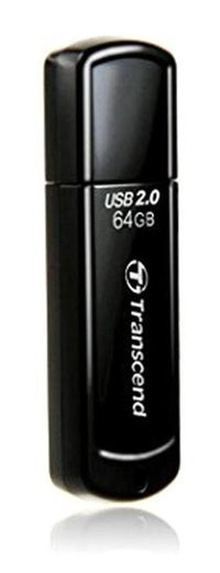 Transcend TS64GJF350 USB 2.0 Type A 64 GB Flash Bellek Siyah