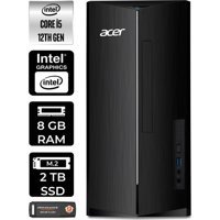 Acer Aspire TC1760 DTBHUEM005P304 Dahili Intel UHD Graphics Intel Core i5 12400 8 GB Ram 2 TB SSD Tower FreeDos Masaüstü Bilgisayar + PER4 BELLEK