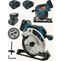 Dragro Alman 128 Vf 92 V 6000 devir/dk 185 mm Kablosuz Akülü Şarjlı Daire Testere