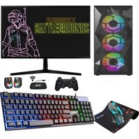Cachex MK22 Harici GeForce GTX 1050 Ti Intel Core i5 10400F 32 GB Ram 1 TB SSD Tower FreeDos 24 inç Monitörlü Masaüstü Bilgisayar
