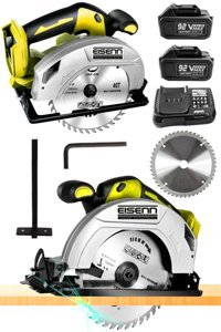 Eisenn 92 V 6000 devir/dk 185 mm Açılı Kesim Kablosuz Akülü Şarjlı Daire Testere