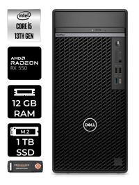 Dell OptiPlex 7010MT N010O7010MTU Harici Radeon RX 550 Intel Core i5 13500 12 GB Ram 1 TB SSD Tower FreeDos Masaüstü Bilgisayar + PER4 BELLEK