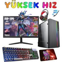 Biggamex BLOOD SK34 Harici Radeon RX 550 AMD Ryzen 5 5500 32 GB Ram 512 GB SSD Tower FreeDos 19 inç Monitörlü Masaüstü Bilgisayar