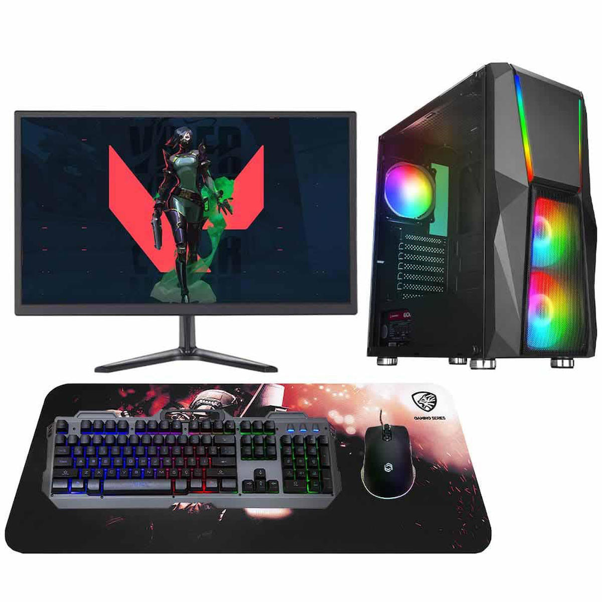 Avantron AV6798 Harici GeForce GTX 1660 Ti Intel Core i3 M2 16 GB Ram DDR4 512 GB SSD Tower FreeDos 21.5 inç Monitörlü Masaüstü Bilgisayar