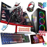 Biggamex CX51 Harici GeForce GTX 1050 Ti AMD Ryzen 5 5500 32 GB Ram 1 TB SSD Tower FreeDos 23.8 inç Monitörlü Masaüstü Bilgisayar