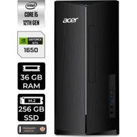 Acer Aspire TC1760 DTBHUEM005P381 Harici GeForce GTX 1650 Intel Core i5 12400 36 GB Ram 256 GB SSD Tower Windows 11 Home Masaüstü Bilgisayar + PER4 BELLEK