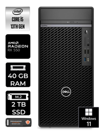 Dell OptiPlex 7010MT N010O7010MTU Harici Radeon RX 550 Intel Core i5 13500 40 GB Ram 2 TB SSD Tower Windows 11 Home Masaüstü Bilgisayar + PER4 BELLEK