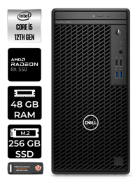 Dell OptiPlex N010O3000MTAC Harici Radeon RX 550 Intel Core i5 12500 48 GB Ram 256 GB SSD Tower Windows 11 Pro Masaüstü Bilgisayar + PER4 BELLEK