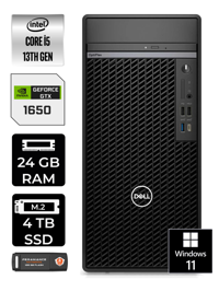 Dell OptiPlex 7010MT N010O7010MTU Harici GeForce GTX 1650 Intel Core i5 13500 24 GB Ram 4 TB SSD Tower Windows 11 Pro Masaüstü Bilgisayar + PER4 BELLEK