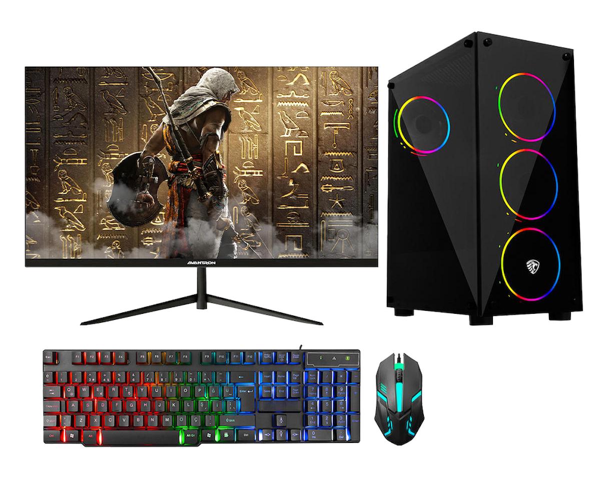 Avantron E-SPORT 3 Harici Radeon RX 550 Intel Core i3 10105F 8 GB Ram DDR4 256 GB SSD Tower Windows 10 Pro Masaüstü Bilgisayar