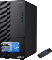 Asus Expert Center D5 D500MD 5124000630F16 Dahili Intel UHD Graphics Intel Core i5 12400 64 GB Ram 2 TB SSD Mini Tower FreeDos Masaüstü Bilgisayar + Zetta Flash Bellek