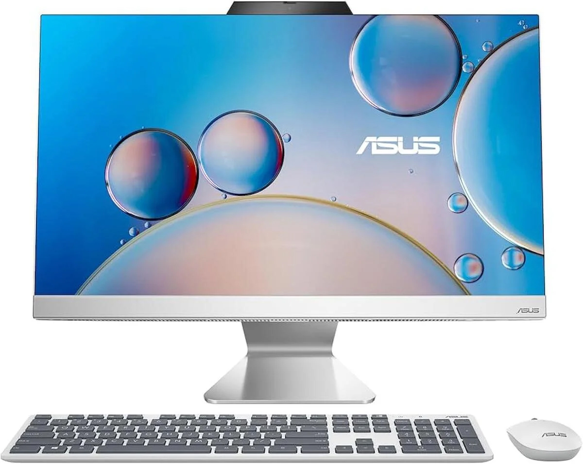 Asus A3402WBAK-I38512W0D Dahili Intel UHD Graphics Intel Core i3 1215U 8 GB Ram DDR4 512 GB SSD Tower FreeDos 23.8 inç Monitörlü Masaüstü Bilgisayar