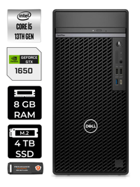 Dell OptiPlex 7010MT N010O7010MTU Harici GeForce GTX 1650 Intel Core i5 13500 8 GB Ram 4 TB SSD Tower FreeDos Masaüstü Bilgisayar + PER4 BELLEK