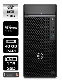 Dell OptiPlex 7010MT N010O7010MTU Harici Radeon RX 550 Intel Core i5 13500 48 GB Ram 1 TB SSD Tower FreeDos Masaüstü Bilgisayar + PER4 BELLEK