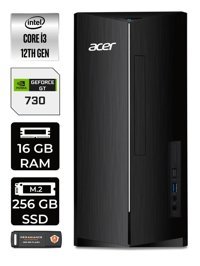 Acer Aspire DT.BHUEM.004 Harici GeForce GT 730 4 GB Intel Core i3 12100 16 GB Ram 256 GB SSD Tower Windows 11 Home Masaüstü Bilgisayar + PER4 BELLEK