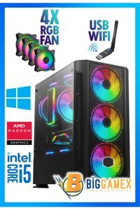 Biggamex TORNADO Harici Radeon RX 550 Intel Core i5 10400F 16 GB Ram 1 TB SSD Tower FreeDos Masaüstü Bilgisayar