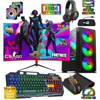 Biggamex GM95 Harici GeForce GTX 1050 Ti Intel Core i5 3470 16 GB Ram 256 GB SSD Tower FreeDos 23.8 inç Monitörlü Masaüstü Bilgisayar