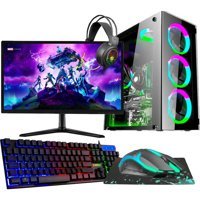 Biggamex MA26 Harici Radeon RX 550 Intel Core i5 3470 16 GB Ram 256 GB SSD Tower FreeDos 19 inç Monitörlü Masaüstü Bilgisayar