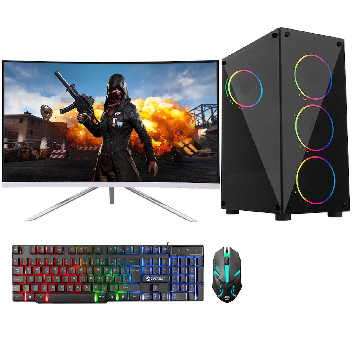Avantron AV8558 Harici GeForce GTX 1050 Ti Intel Core i5 12400F 8 GB Ram DDR4 256 GB SSD Tower Windows 10 Pro Masaüstü Bilgisayar