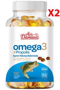 Arı Damlası Omega 3 Kapsül 1330 mg 2x100 Adet
