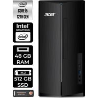 Acer Aspire TC1760 DTBHUEM005P442 Dahili Intel UHD Graphics Intel Core i5 12400 48 GB Ram 512 GB SSD Tower Windows 11 Pro Masaüstü Bilgisayar + PER4 BELLEK