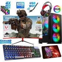 Biggamex GM23 Harici Radeon RX 550 Intel Core i5 3470 16 GB Ram 240 GB SSD Tower FreeDos 23.8 inç Monitörlü Masaüstü Bilgisayar