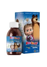 Voonka Maşa Ile 3-6-9 Omega 3 Balık Yağı Şurup 150 ml
