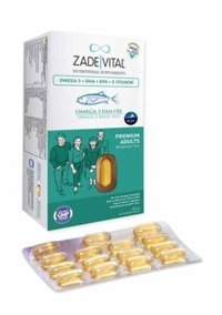 Zade Vital Omega 3 Balık Yağı Kapsül 120 mg 30 Adet