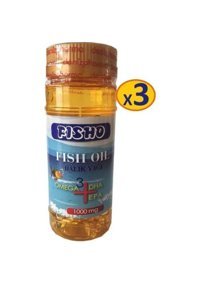 Fisho Omega 3 Balık Yağı Kapsül 1000 mg 3x60 Adet