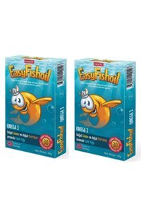 Easy Fishoil Çiğnenebilir Omega 3 Balık Yağı Tablet 600 mg 2x30 Adet