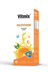 Vitmix Multivitamin Omega 3 Balık Yağı Şurup 100 ml