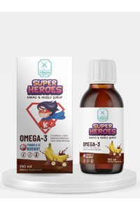 Alaçatı Değirmeni Super Hereos Omega 3 Balık Yağı Şurup 150 ml