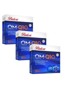 Balen Om-Q10 Omega 3 Kapsül 1380 mg 3x30 Adet