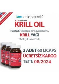 Aniqnaturals Superbaboost Krill Oil Omega 3 Kapsül 1000 mg 180 Adet