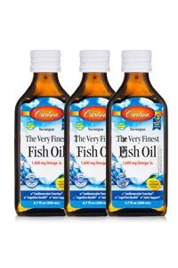 Carlson Fish Oil Omega 3 Balık Yağı Şurup 200 ml 3 Adet